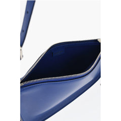 Burberry Blue Lambskin Shoulder Bag