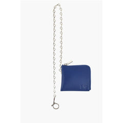 Burberry Blue Calfskin Wallet