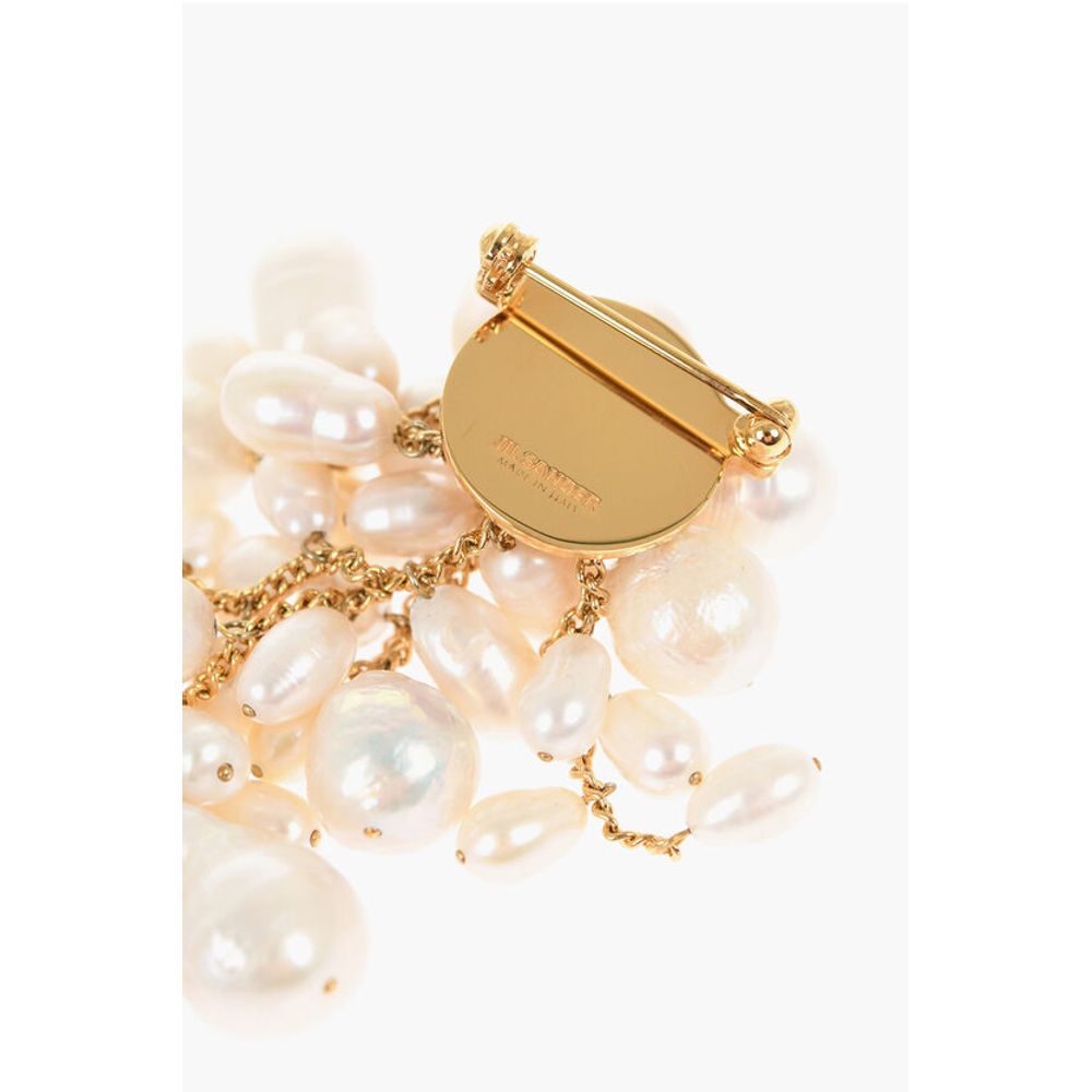 Jil Sander White Metal Jewellery