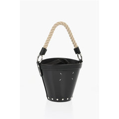Maison Margiela Black Leather Shoulder Bag