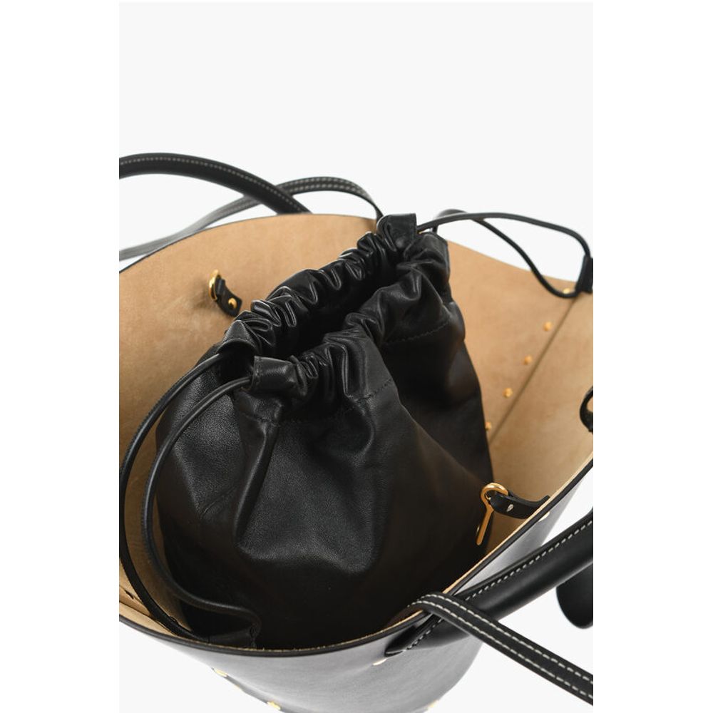 Jil Sander Black Calfskin Tote Bag