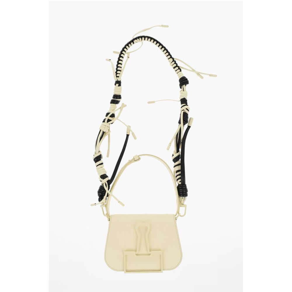 Off-White Black And White Calfskin Shoulder Bag