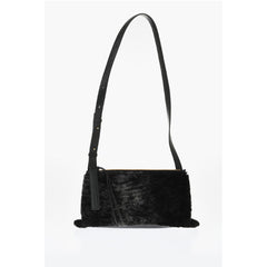 Jil Sander Black Lambskin Shoulder Bag