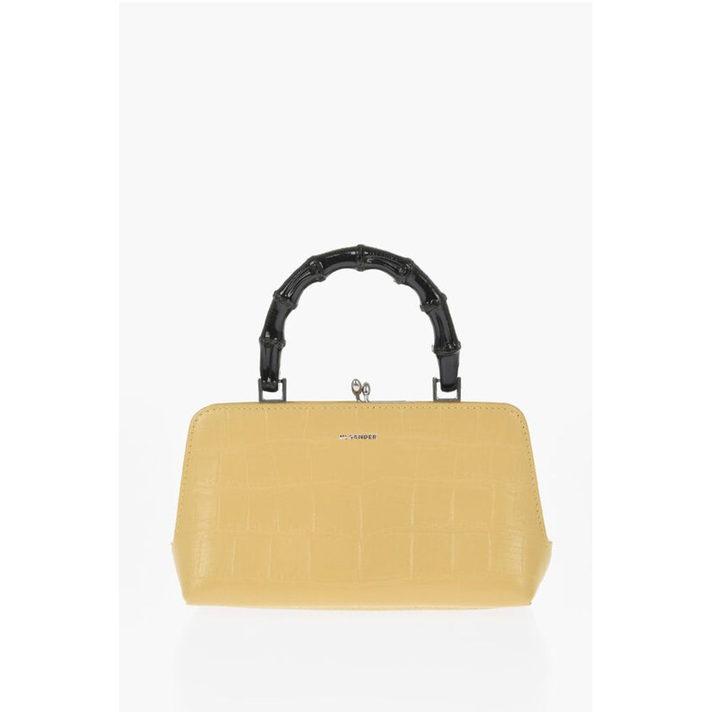 Jil Sander Beige Calfskin Tote Bag