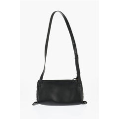 Jil Sander Black Lambskin Shoulder Bag