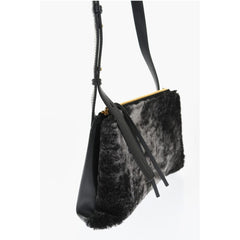 Jil Sander Black Lambskin Shoulder Bag