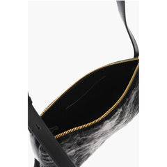 Jil Sander Black Lambskin Shoulder Bag
