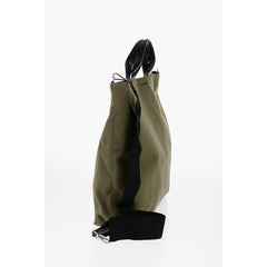 Jil Sander Green Cotton Tote Bag
