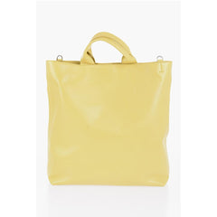 Jil Sander Yellow Leather Tote Bag
