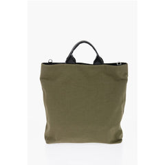 Jil Sander Green Cotton Tote Bag