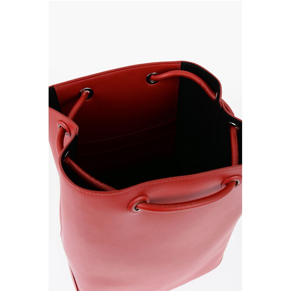 Jil Sander Red Calfskin Tote Bag