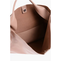 Jil Sander Brown Leather Tote Bag