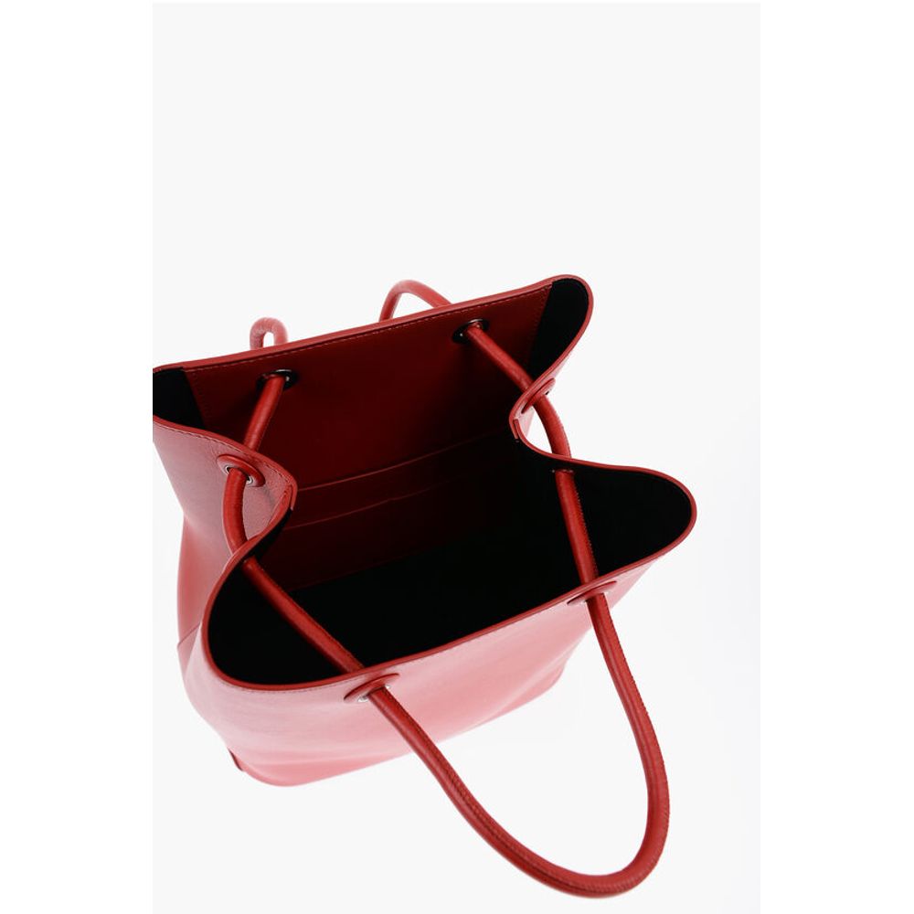 Jil Sander Red Calfskin Tote Bag