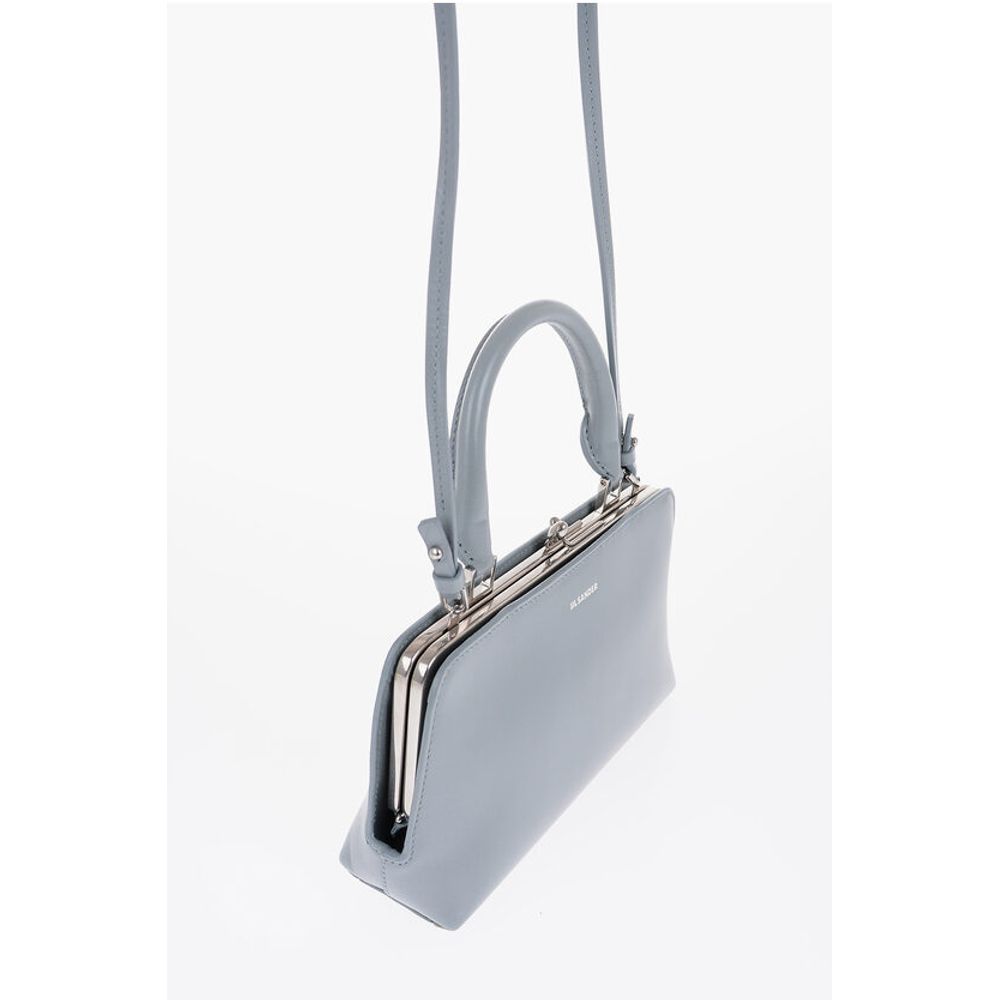 Jil Sander Light Blue Cowhide Tote Bag