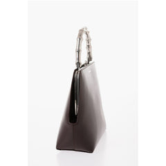 Jil Sander Burgundy Cowhide Tote Bag