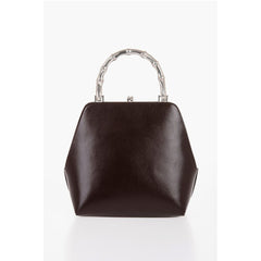 Jil Sander Burgundy Cowhide Tote Bag