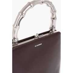 Jil Sander Burgundy Cowhide Tote Bag
