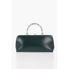 Jil Sander Green Cowhide Tote Bag