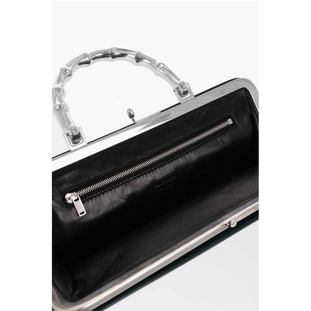 Jil Sander Green Cowhide Tote Bag