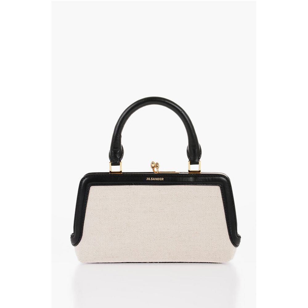 Jil Sander White Cotton Tote Bag