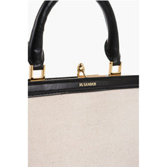 Jil Sander White Cotton Tote Bag