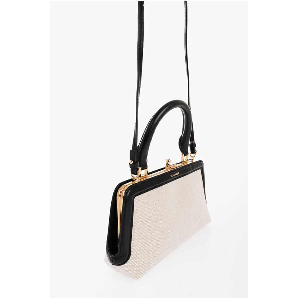 Jil Sander White Cotton Tote Bag