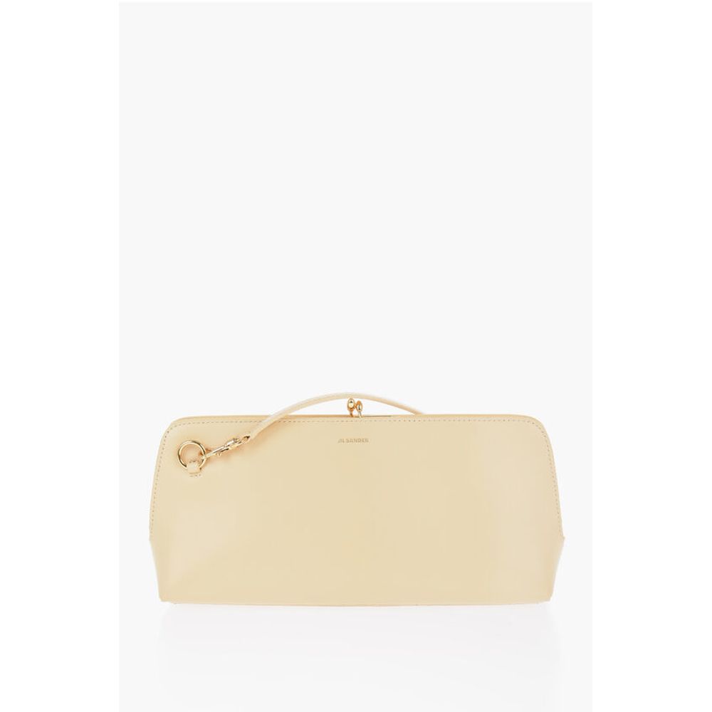 Jil Sander Yellow Leather Tote Bag