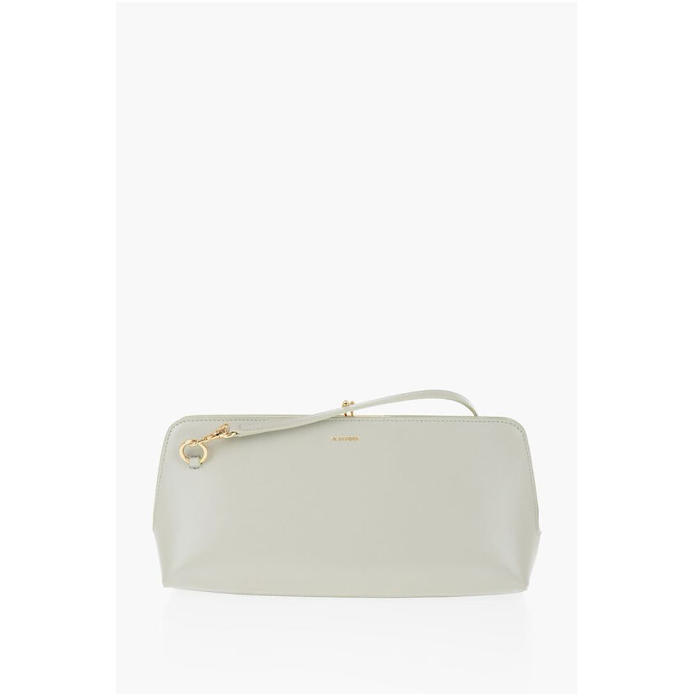 Jil Sander Green Leather Tote Bag