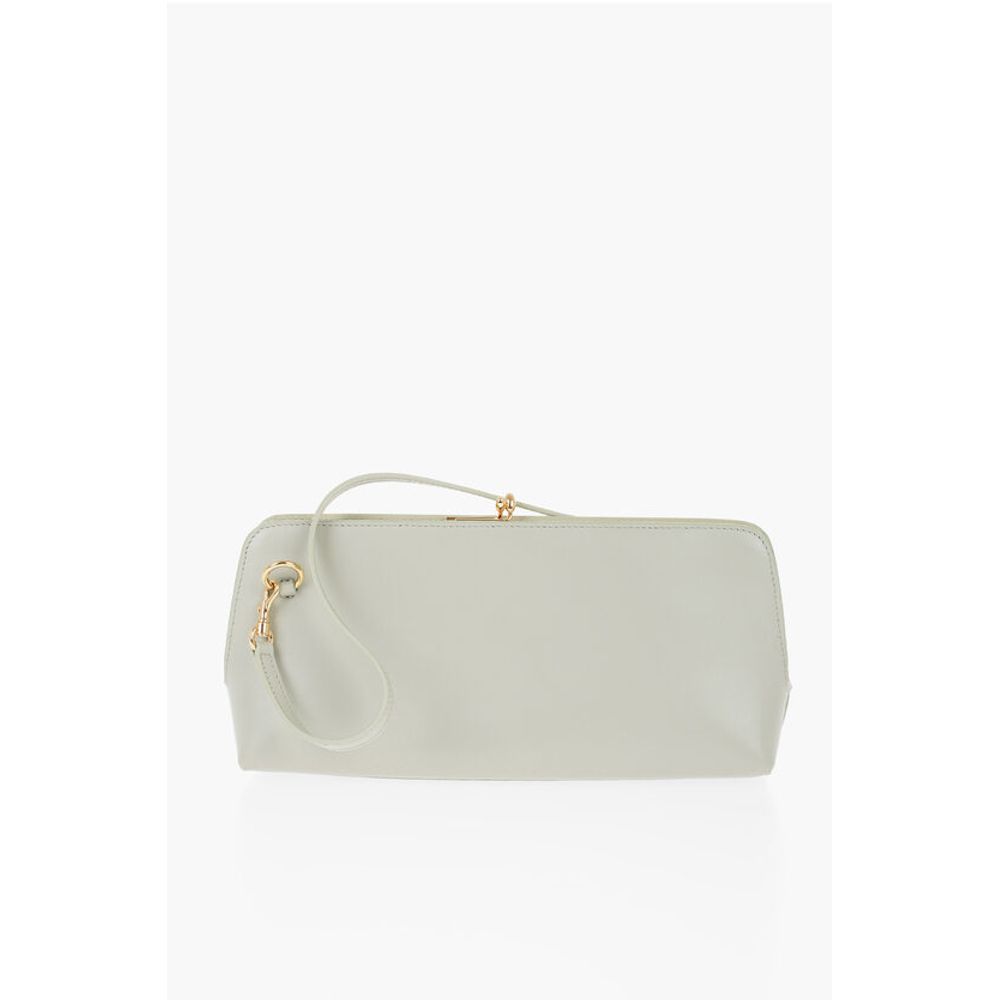 Jil Sander Green Leather Tote Bag