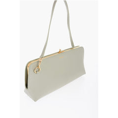 Jil Sander Green Leather Tote Bag