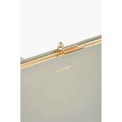 Jil Sander Green Leather Tote Bag