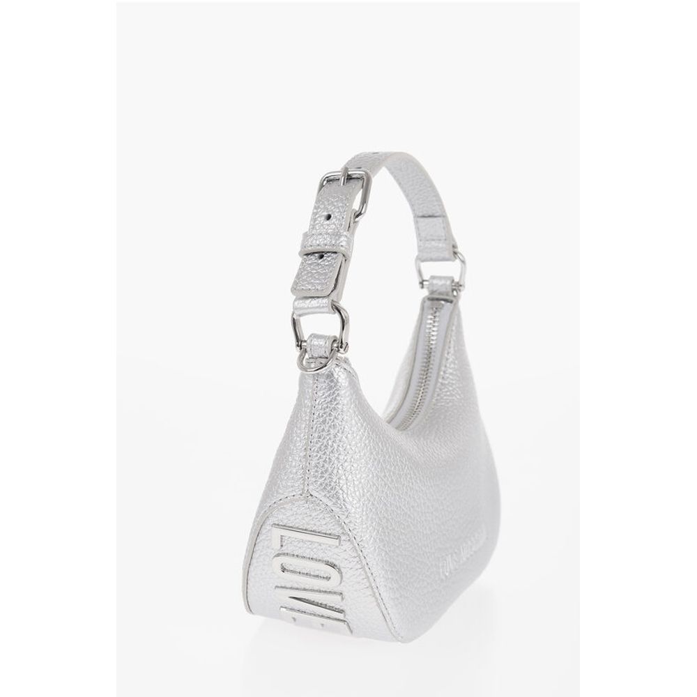 Moschino Silver Polyurethane Shoulder Bag