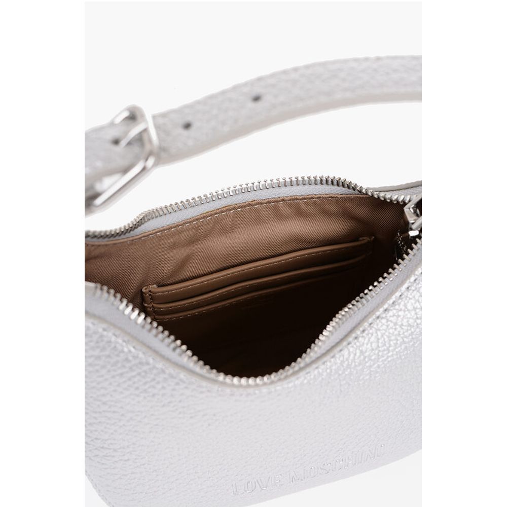 Moschino Silver Polyurethane Shoulder Bag
