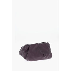 Burberry Purple Leather Clutch Bag