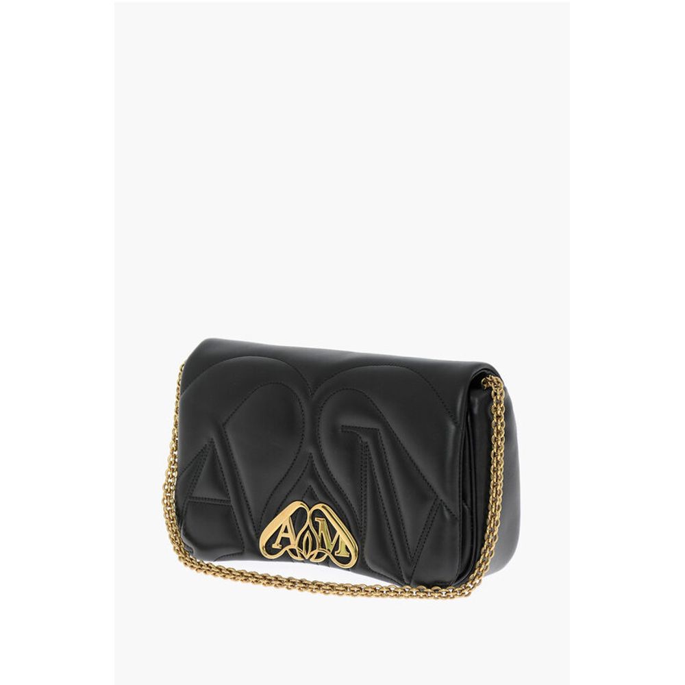 Alexander McQueen Black Calfskin Shoulder Bag