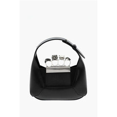 Alexander McQueen Black Calfskin Tote Bag