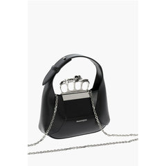 Alexander McQueen Black Calfskin Tote Bag