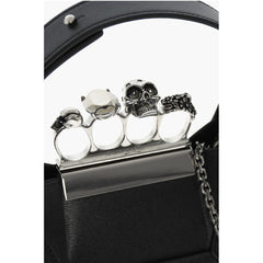Alexander McQueen Black Calfskin Tote Bag