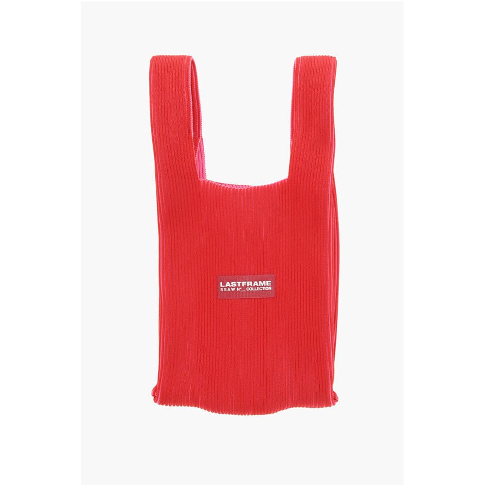 Last Frame Red Polyester Tote Bag