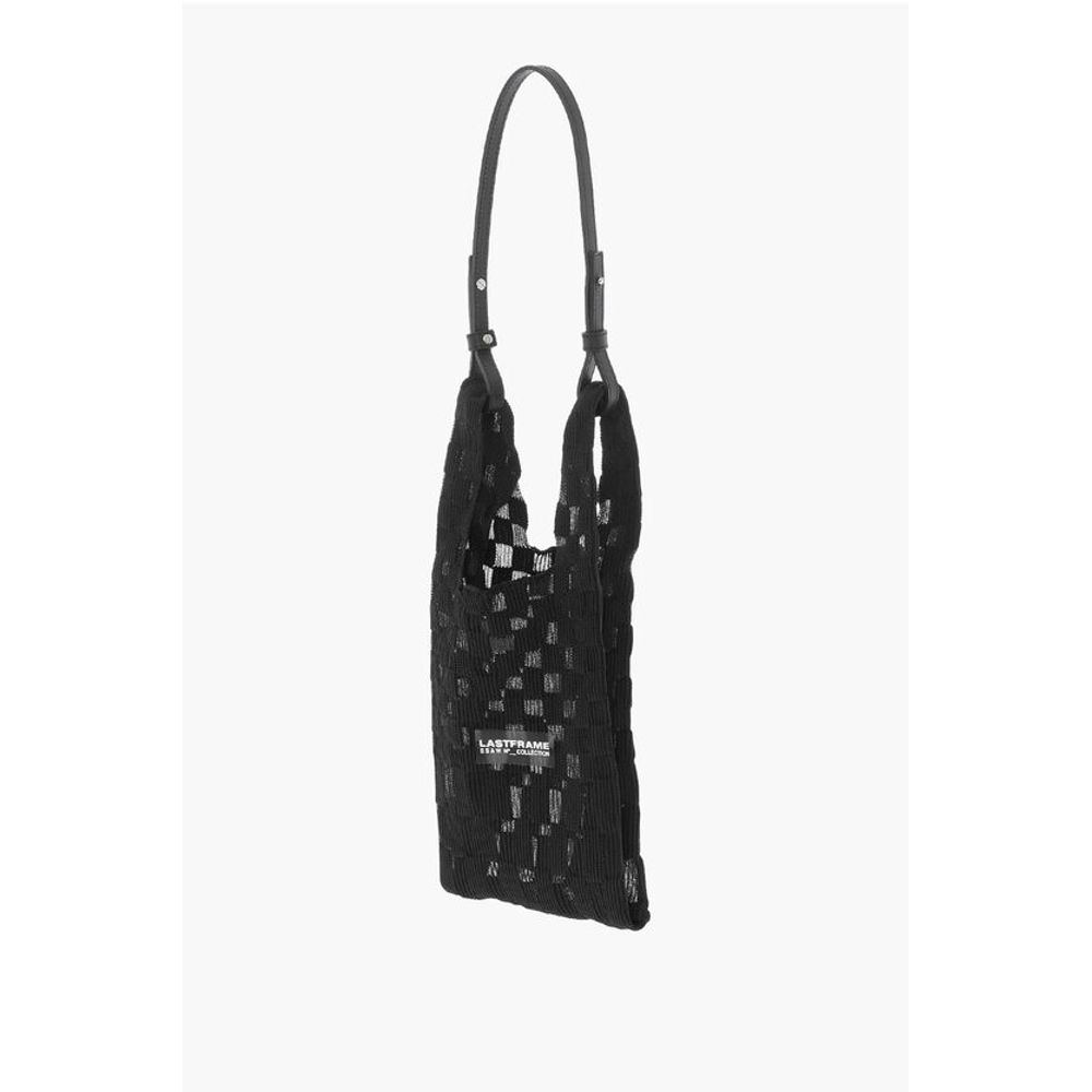 Last Frame Black Polyester Tote Bag