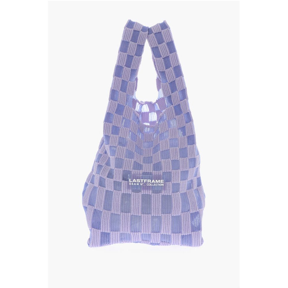 Last Frame Purple Polyester Tote Bag