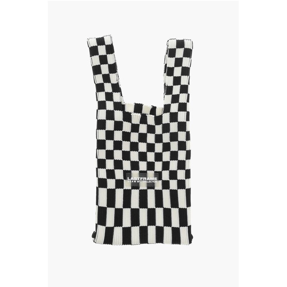 Last Frame Black And White Polyester Tote Bag