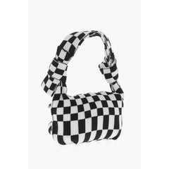 Last Frame Black And White Polyester Shoulder Bag