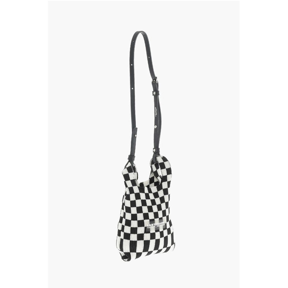 Last Frame Black And White Polyester Tote Bag