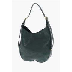 Burberry Green Calfskin Shoulder Bag