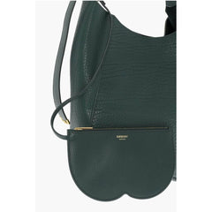 Burberry Green Calfskin Shoulder Bag