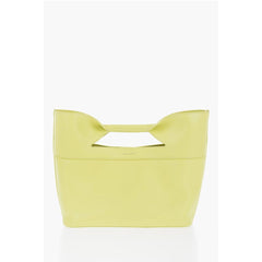 Alexander McQueen Yellow Leather Tote Bag