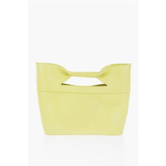 Alexander McQueen Yellow Leather Tote Bag
