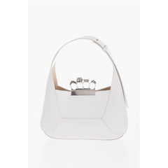 Alexander McQueen White Leather Shoulder Bag