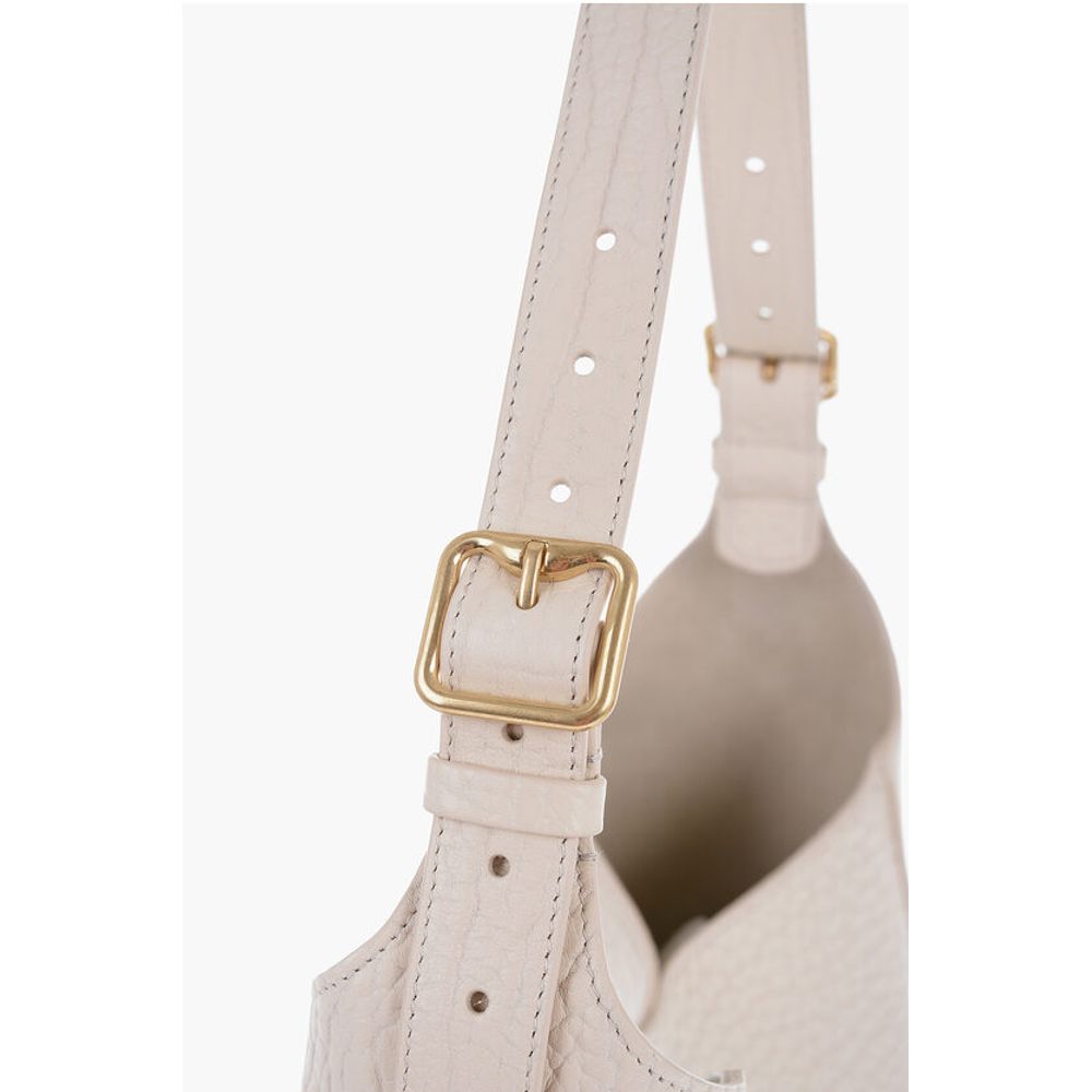 Burberry White Leather Shoulder Bag